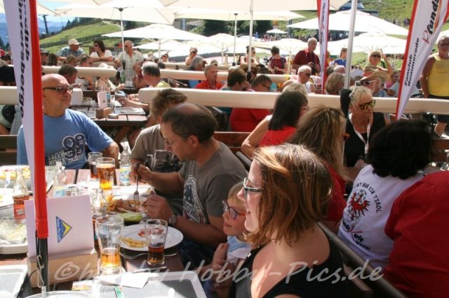 Pfunds-Kerle Fan Wandertag, Möseralm