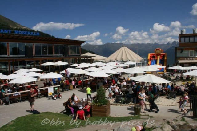 Pfunds-Kerle Fan Wandertag, Möseralm