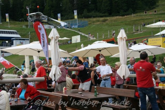 Pfunds-Kerle Fan Wandertag, Möseralm
