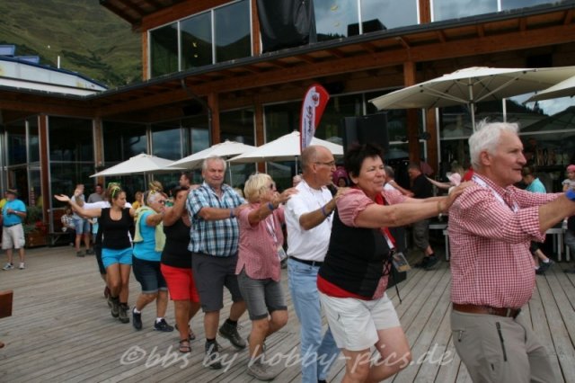 Pfunds-Kerle Fan Wandertag, Möseralm