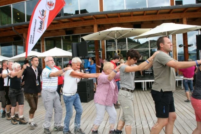 Pfunds-Kerle Fan Wandertag, Möseralm
