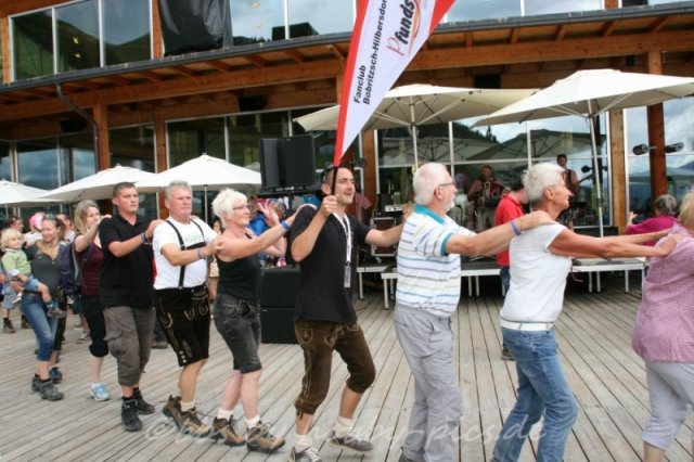 Pfunds-Kerle Fan Wandertag, Möseralm
