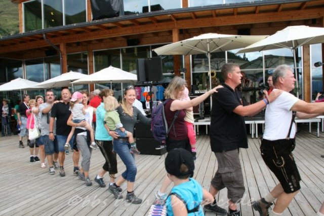 Pfunds-Kerle Fan Wandertag, Möseralm