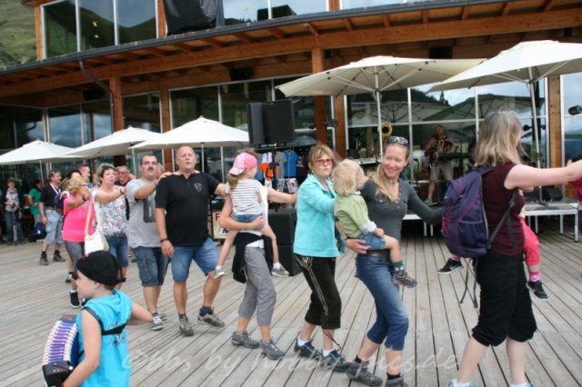 Pfunds-Kerle Fan Wandertag, Möseralm