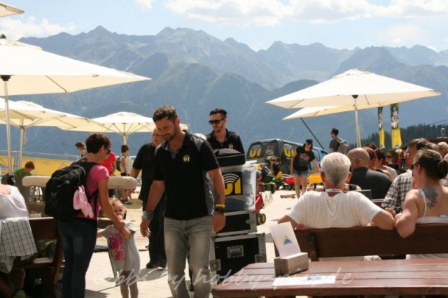 Pfunds-Kerle Fan Wandertag, Möseralm