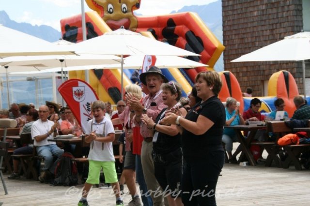 Pfunds-Kerle Fan Wandertag, Möseralm