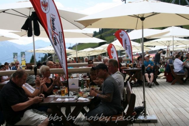 Pfunds-Kerle Fan Wandertag, Möseralm