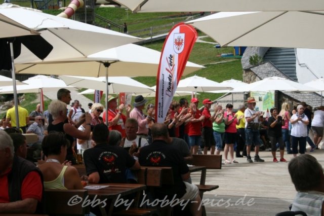 Pfunds-Kerle Fan Wandertag, Möseralm