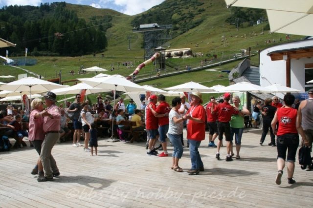 Pfunds-Kerle Fan Wandertag, Möseralm