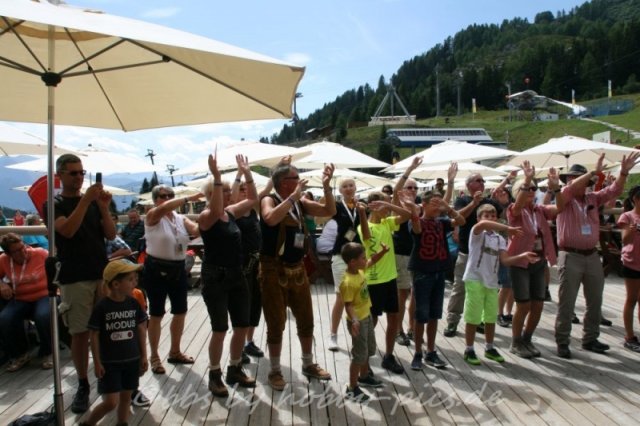 Pfunds-Kerle Fan Wandertag, Möseralm