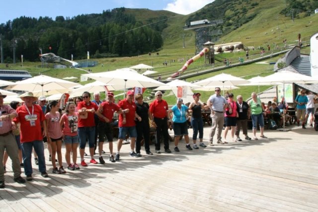 Pfunds-Kerle Fan Wandertag, Möseralm