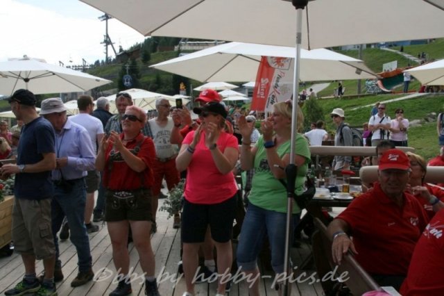 Pfunds-Kerle Fan Wandertag, Möseralm