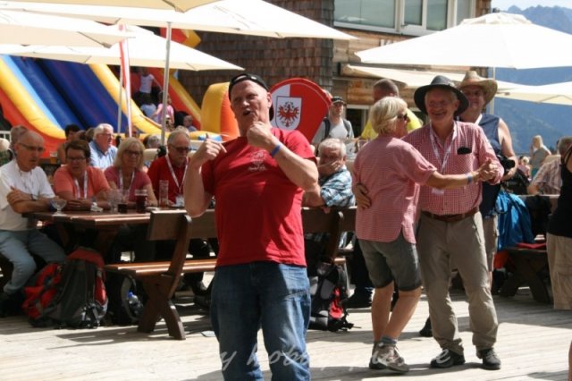 Pfunds-Kerle Fan Wandertag, Möseralm