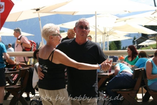 Pfunds-Kerle Fan Wandertag, Möseralm