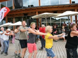 Pfunds-Kerle Fan Wandertag, Möseralm