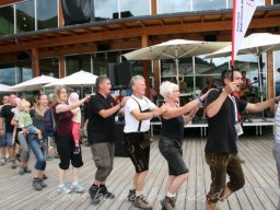 Pfunds-Kerle Fan Wandertag, Möseralm