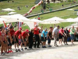 Pfunds-Kerle Fan Wandertag, Möseralm
