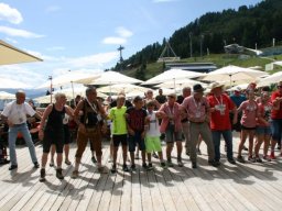 Pfunds-Kerle Fan Wandertag, Möseralm