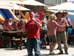 Pfunds-Kerle Fan Wandertag, Möseralm