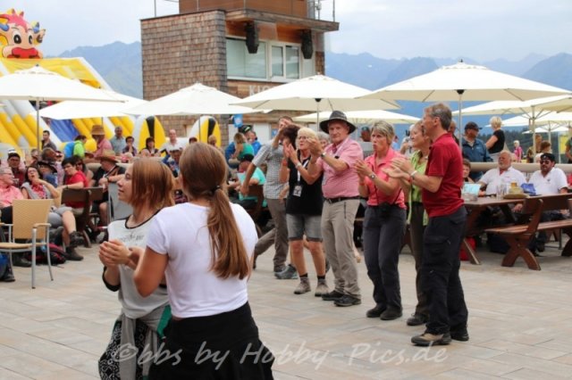 Pfunds-Kerle Fan Wandertag, Möseralm