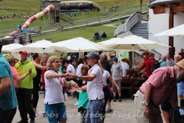 Pfunds-Kerle Fan Wandertag, Möseralm