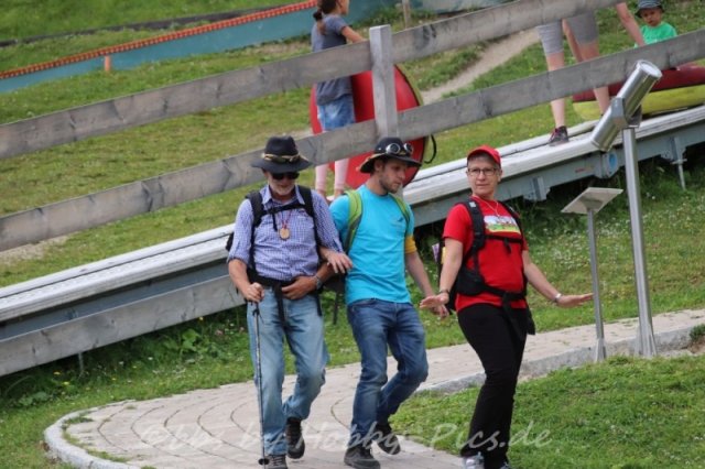 Pfunds-Kerle Fan Wandertag, Möseralm