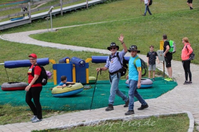 Pfunds-Kerle Fan Wandertag, Möseralm