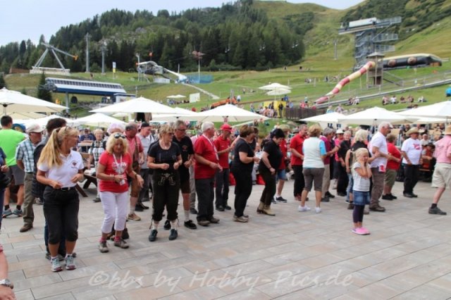 Pfunds-Kerle Fan Wandertag, Möseralm