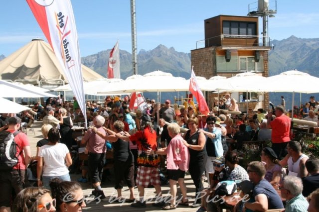 Pfunds-Kerle Fan Wandertag, Möseralm
