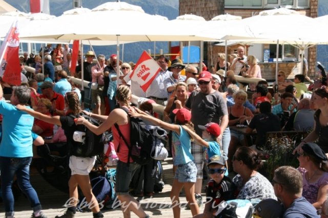 Pfunds-Kerle Fan Wandertag, Möseralm