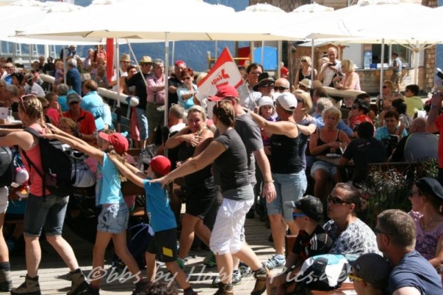 Pfunds-Kerle Fan Wandertag, Möseralm