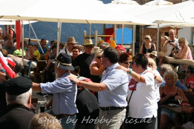 Pfunds-Kerle Fan Wandertag, Möseralm