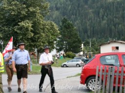 Pfunds-Kerle Fest, Einzug ins Festzelt